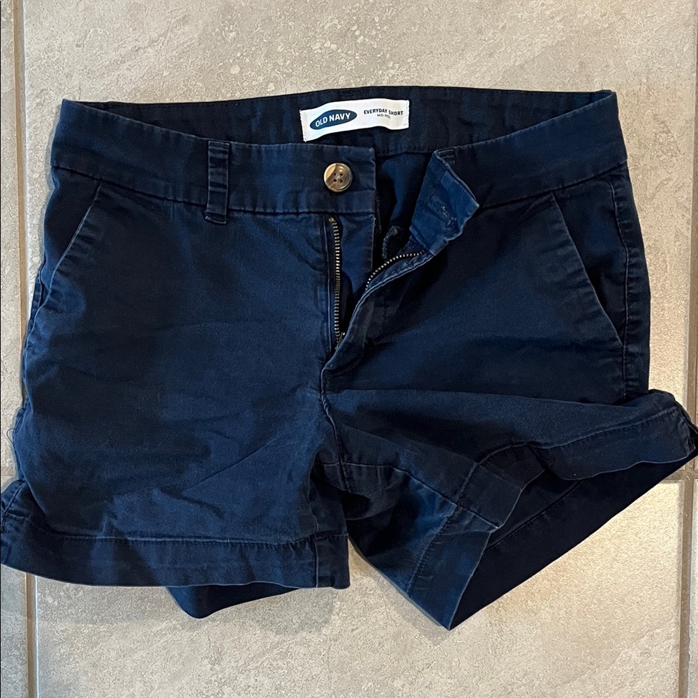 Old Navy Women's Dark Blue Cargo Shorts